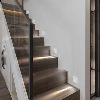 Marc - Narrow Beam Night Light Flush Mounted 3W LED Step Wall Lamp Fixture