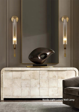 Colette - Modern Gold Glass Wall Light