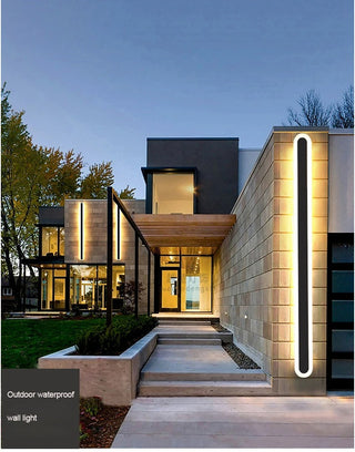 Collin - Rounded Rectangle Long Wall Light Bar