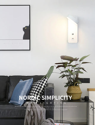 Dorie - LED Wall Reading Light With USB Charger