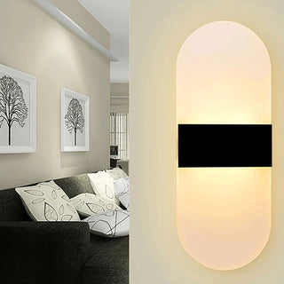 Selina - Solar Outdoor Modern Milk Shade Wall Light Up/Down