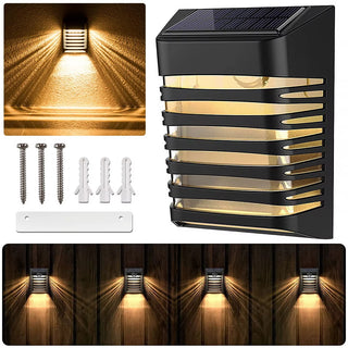 Gerens - Solar Garden Outdoor LED Down Wall Light