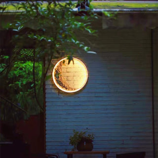 Konway - Outdoor/Indoor Round Moon Light Waterproof