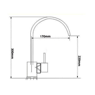 Dori - Stainless Steel Single Flat Mixer Tap