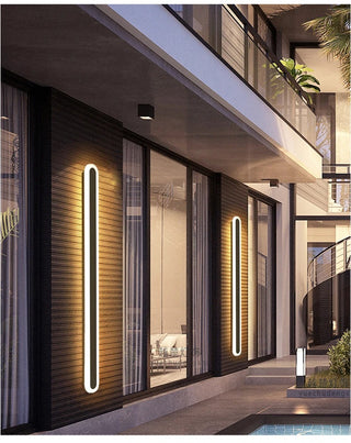 Collin - Rounded Rectangle Long Wall Light Bar