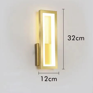 Mabun - Outdoor Modern IP65 LED Long Rectangle Wall Light
