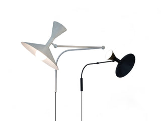 Dashiell - Designer Metal Trumpet Swing Arm Sconce Lamp