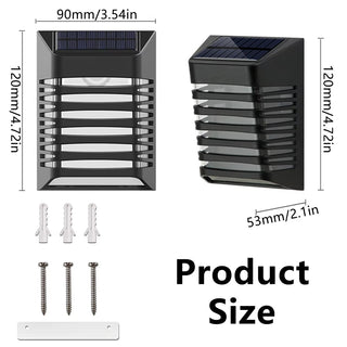 Gerens - Solar Garden Outdoor LED Down Wall Light