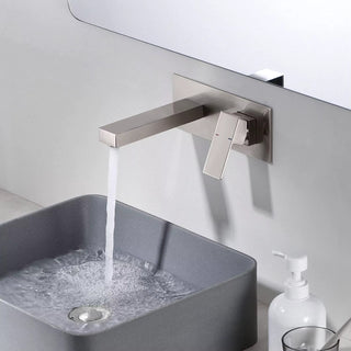 Nicklas - Modern Single Handle Wall Mounted Basin Tap