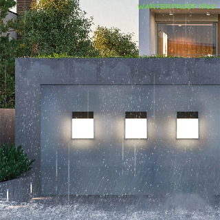 Browin - Modern Outdoor Square LED Light Box Wall Light