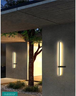 Hazy - Modern Outdoor Wall Light Bar Waterproof IP54
