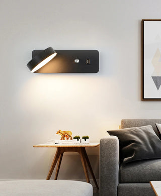 Dorie - LED Wall Reading Light With USB Charger