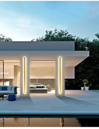 Collin - Rounded Rectangle Long Wall Light Bar