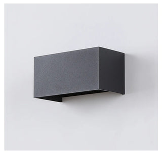 Jonathan - Modern Black Rectangle Up/Down Outdoor Wall Light