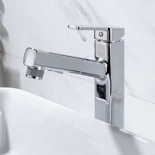 Penney - Modern Pull Out Hot/Cold Single Lever Basin Tap