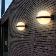 Leoline - Modern 10W Round/Rectangular LED Outdoor Wall Light