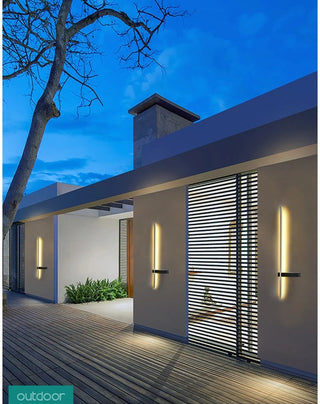 Hazy - Modern Outdoor Wall Light Bar Waterproof IP54