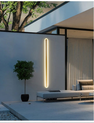 Collin - Rounded Rectangle Long Wall Light Bar