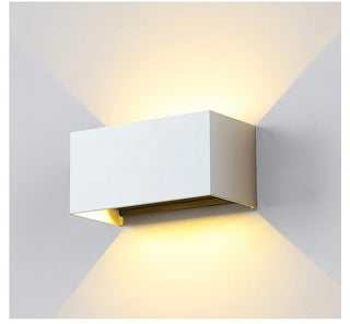 Jonathan - Modern Black Rectangle Up/Down Outdoor Wall Light