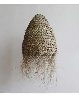 Laron - Wicker Rattan Pendant Round Ceiling Light