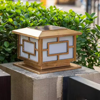 Nelle - European Decorative Square Pillar/Fence Light