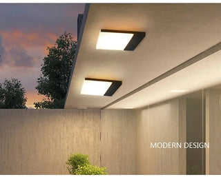 Browin - Modern Outdoor Square LED Light Box Wall Light