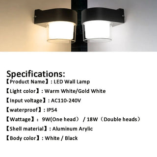 Shary - Outdoor Modern Wall Lamp