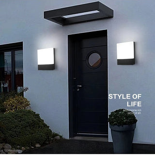 Browin - Modern Outdoor Square LED Light Box Wall Light