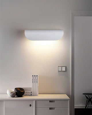 Awstin - Black Curved Modern Outdoor Wall Light