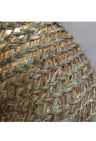 Laron - Wicker Rattan Pendant Round Ceiling Light