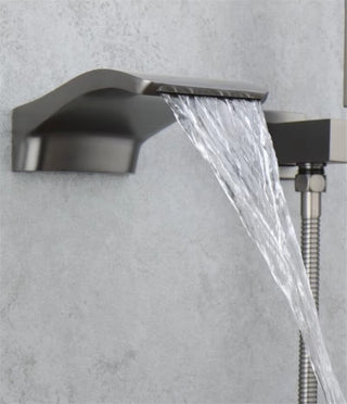 Damario - Modern Waterfall Bathtub Tap Set with Shower