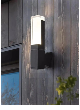 Noah - Modern Black LED Motion Sensor Outdoor Wall Light