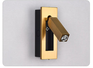 Magaly - Modern Rotating LED Wall Rectangle Reading Wall Light