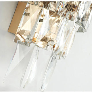 Lacey - Crystal Tiered Modern Glass Wall Light Chandelier