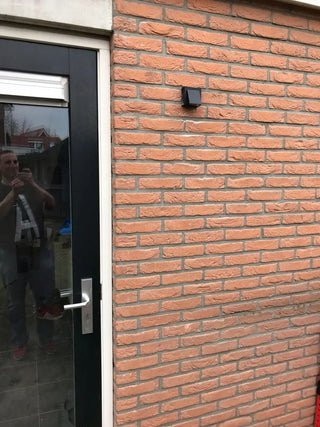 Banks - Dual Head Up/Down Black LED Outdoor Wall Light