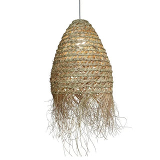 Laron - Wicker Rattan Pendant Round Ceiling Light