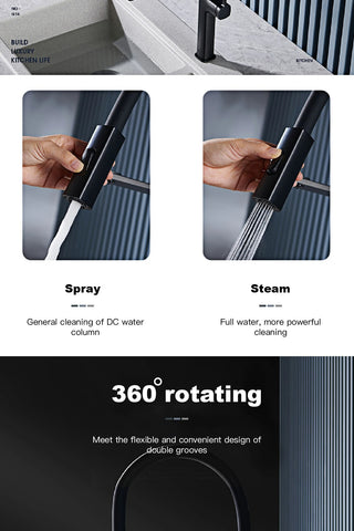 Angelyn - Magnetic Dual Function Single Handle Hot/Cold Tap