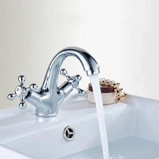 Haydee - Vintage Dual Handle Hot/Cold Mixer Basin Tap