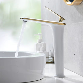 Demyan - Modern Single Hole Single Handle Brass Vessel Bathroom Sink Faucet
