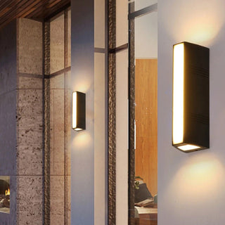 Aerona - Modern Long Outdoor Entrance Wall Light