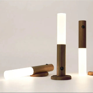 Denise - Detachable Sensor On/Off Reachable Wood Wall Light