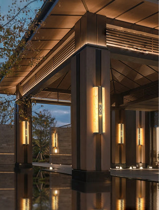 Jaspar - Marble Style Outdoor LED Wall Light Bar