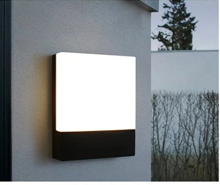 Browin - Modern Outdoor Square LED Light Box Wall Light