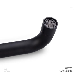 Colina - Modern Brass Double Handle Wall Mounted Basin Tap