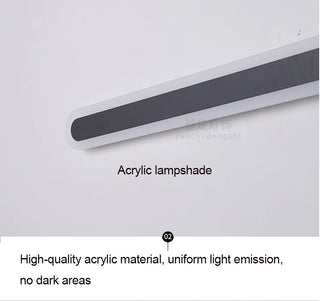 Collin - Rounded Rectangle Long Wall Light Bar