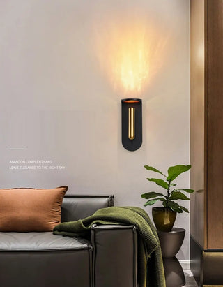 Nicodemus - Modern Flame Gold Reading Wall Light