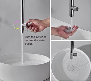 Corrinne - Brass Modern Ceiling Mounted Bathroom Tap