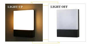 Browin - Modern Outdoor Square LED Light Box Wall Light