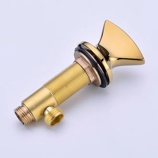 Cyprian - Modern 5 Piece Bathtub Filler Set with Pull Out Handheld Shower