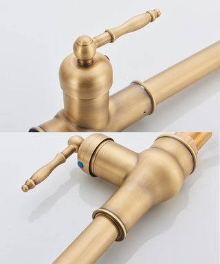 Denae - Brass Single Hole Single Lever Pull Out Kitchen Tap